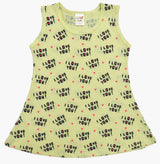 Clothe Funn Baby Girls Printed Frocks Combo 4:- Lemon/Peach/Blue (Pack Of 3)
Sleeveless Frocks