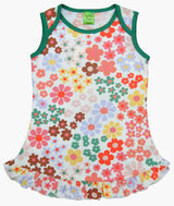 Clothe Funn Baby Girls Printed Frocks, Combo 4:- Neon Orange/White (Pack of 2)
Sleeveless Frock