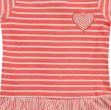 Clothe Funn Baby Girls Stripe Printed Frock With Bloomer, Peach
Short Sleeves Frock & Bloomer