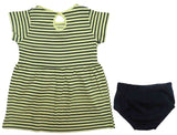 Clothe Funn Baby Girls Striped Printed Frock With Bloomer, Lemon
Short Sleeves Frock
Short Sleeves Frock & Bloomer