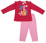 Clothe Funn Baby Girls Yeah Printed Full Sleeve T-Shirt & Full Pant Set, Fuschia/Pink
Full Sleeve T-Shirt & Pant