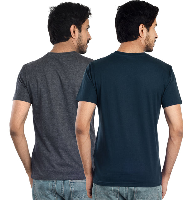 Clothe Funn Mens Round Neck T-Shirt, Combo-11
