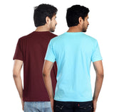 Clothe Funn Mens Round Neck T-Shirt, Combo-9