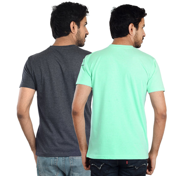 Clothe Funn Mens Round Neck T-Shirt, Combo-13