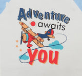 Clothe Funn Boys Half Sleeve Adventure Printed T-Shirt & Shorts Set, White/Sky Blue
Half Sleeve T-Shirt & Shorts