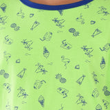 Clothe Funn Boys Half Sleeve All-Over Printed T-Shirt & Shorts Set, Green/Blue
Half Sleeve T-Shirt & Shorts