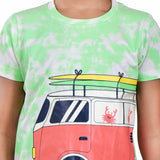 Clothe Funn Boys Bus Printed Half Sleeve T-Shirt & Shorts Set, Off-White/Green
Half Sleeve T-Shirt & Shorts