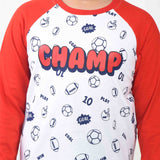 Clothe Funn Boys Champ Printed Full Sleeve T-Shirt & Pant Set, WhiteAop/Navy
Full Sleeve T-Shirt & Pant
