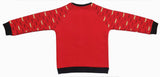 Clothe Funn Boys Cool Printed Sweatshirt, Red AOP
Full Sleeves Sweatshirt
