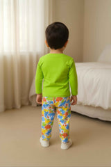 Clothe Funn Boys Full Sleeve Dino Printed T-Shirt & Pant Set, Lime Green
Full Sleeve T-Shirt & Pant