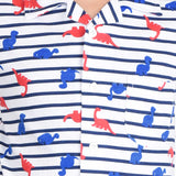 Clothe Funn Boys Dinosaur Printed Night Suit, White
Half Sleeve Shirt & Full Pant