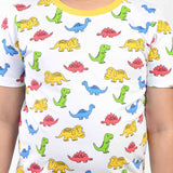 Clothe Funn Boys Dinosaur Printed Half Sleeve T-Shirt & Shorts Set, White/Yellow
Half Sleeve T-Shirt & Shorts
