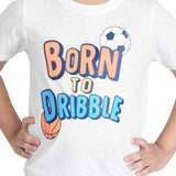 Clothe Funn Boys Dribble Printed Half Sleeve T-Shirt & Shorts Set, Off-White/Navy
Half Sleeve T-Shirt & Shorts