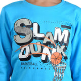 Clothe Funn Boys Dunk Printed Full Sleeve T-Shirt & Track Pant Set, T.Blue/Black
Full Sleeve T-Shirt & Pant