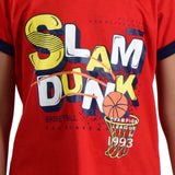 Clothe Funn Boys Dunk Printed Half Sleeve T-Shirt & Shorts Set, Red/Navy
Half Sleeve T-Shirt & Shorts