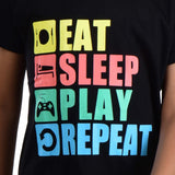 Clothe Funn Boys Eat Printed Half Sleeve T-Shirt & Shorts Set, Black/Lemon
Half Sleeve T-Shirt & Shorts