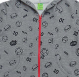 Clothe Funn Boys Full Sleeve Baseball Printed Jacket, Grey AOP
Full Sleeves Jacket