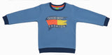 Clothe Funn Boys Fashion Printed Sweatshirt, Sky Blue
Full Sleeves Sweatshirt