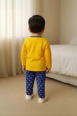 Clothe Funn Baby Boys Car Printed Full Sleeve T-Shirt & Pant Set, Gold/Royal
Full Sleeve T-Shirt & Pant