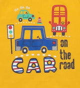Clothe Funn Baby Boys Car Printed Full Sleeve T-Shirt & Pant Set, Gold/Royal
Full Sleeve T-Shirt & Pant
