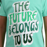 Clothe Funn Boys Future Printed Half Sleeve T-Shirt & Shorts Set, Sea Green/Military
Half Sleeve T-Shirt & Shorts