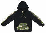 Clothe Funn Boys Camouflage Printed Full Sleeve Jacket & Track Pant Set, Black
Full Sleeve Jacket & Track Pant
