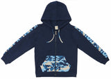 Clothe Funn Boys Camouflage Printed Full Sleeve Jacket & Track Pant Set, Navy
Full Sleeve Jacket & Track Pant