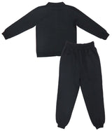 Clothe Funn Boys Striped Printed Sporty Full Sleeve Jacket & Track Pant Set, Red/Black
Full Sleeve Jacket & Track Pant