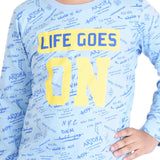 Clothe Funn Boys Life Printed Full Sleeve T-Shirt & Pant Set, Sky Blue/Royal
Full Sleeve T-Shirt & Pant