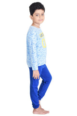 Clothe Funn Boys Life Printed Full Sleeve T-Shirt & Pant Set, Sky Blue/Royal
Full Sleeve T-Shirt & Pant