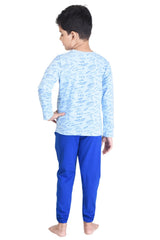 Clothe Funn Boys Life Printed Full Sleeve T-Shirt & Pant Set, Sky Blue/Royal
Full Sleeve T-Shirt & Pant