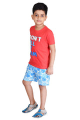 Clothe Funn Boys Mom Printed Half Sleeve T-Shirt & Shorts Set, Coral/White
Half Sleeve T-Shirt & Shorts