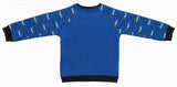 Clothe Funn Boys Mustache Printed 
Sweatshirt, Blue AOP
Full Sleeves Sweatshirt