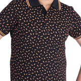 Clothe Funn Boys Lightning Printed Polo T-Shirt, Black
Half Sleeve T-Shirt