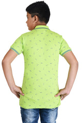 Clothe Funn Boys Glasses Printed Polo T-Shirt, Lime
Half Sleeve T-Shirt