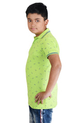 Clothe Funn Boys Glasses Printed Polo T-Shirt, Lime
Half Sleeve T-Shirt
