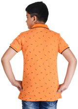 Clothe Funn Boys Sunglass Printed Polo T-Shirt, Orange
Half Sleeve T-Shirt