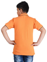 Clothe Funn Boys Striped Printed Polo T-Shirt, Orange
Half Sleeve T-Shirt