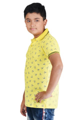 Clothe Funn Boys Boat Printed Polo T-Shirt, Yellow
Half Sleeve T-Shirt