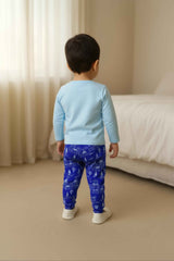 Clothe Funn Boys Full Sleeve House Printed T-Shirt & Pant Set, Sky Blue/Royal
Full Sleeve T-Shirt & Pant
