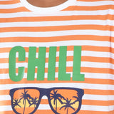 Clothe Funn Boys Stripe & Chest Printed R/N T-Shirts, Combo 10:- Green & Orange (Pack of 2)
Half Sleeve T-Shirts