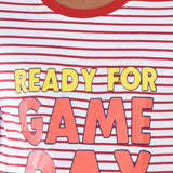Clothe Funn Boys Stripe & Chest Printed R/N T-Shirts, Combo 1:- Lemon & Red (Pack of 2)
Half Sleeve T-Shirts