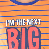 Clothe Funn Boys Stripe & Chest Printed R/N T-Shirts, Combo 8:- Orange & Blue (Pack of 2)
Half Sleeve T-Shirts