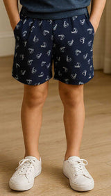 Clothe Funn Boys Printed Shorts, Combo 5:- Blue, Orange & Navy (Pack of 3)
Knee Length Shorts