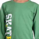 Clothe Funn Boys Skate Printed Full Sleeve T-Shirt & Track Pant Set, Green
Full Sleeve T-Shirt & Pant
