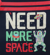 Clothe Funn Boys Space Printed Half Sleeve T-Shirt & Shorts Set, Navy/Red
Half Sleeve T-Shirt & Shorts