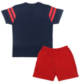 Clothe Funn Boys Space Printed Half Sleeve T-Shirt & Shorts Set, Navy/Red
Half Sleeve T-Shirt & Shorts