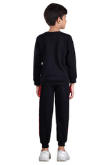 Clothe Funn Boys Sport Printed Full Sleeve T-Shirt & Track Pant Set, Black
Full Sleeve T-Shirt & Pant