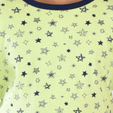 Clothe Funn Boys Half Sleeve Star Printed T-Shirt & Shorts Set, Lime Green
Half Sleeve T-Shirt & Shorts