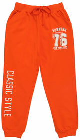 Clothe Funn Boys Track Pant Loop Knit fabric, Orange & Navy, (Pack of 2)
Full Length Track Pants